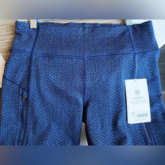 Athleta Rainer Herringbone Tight Leggings Sz M NWT - Picture 1 of 4